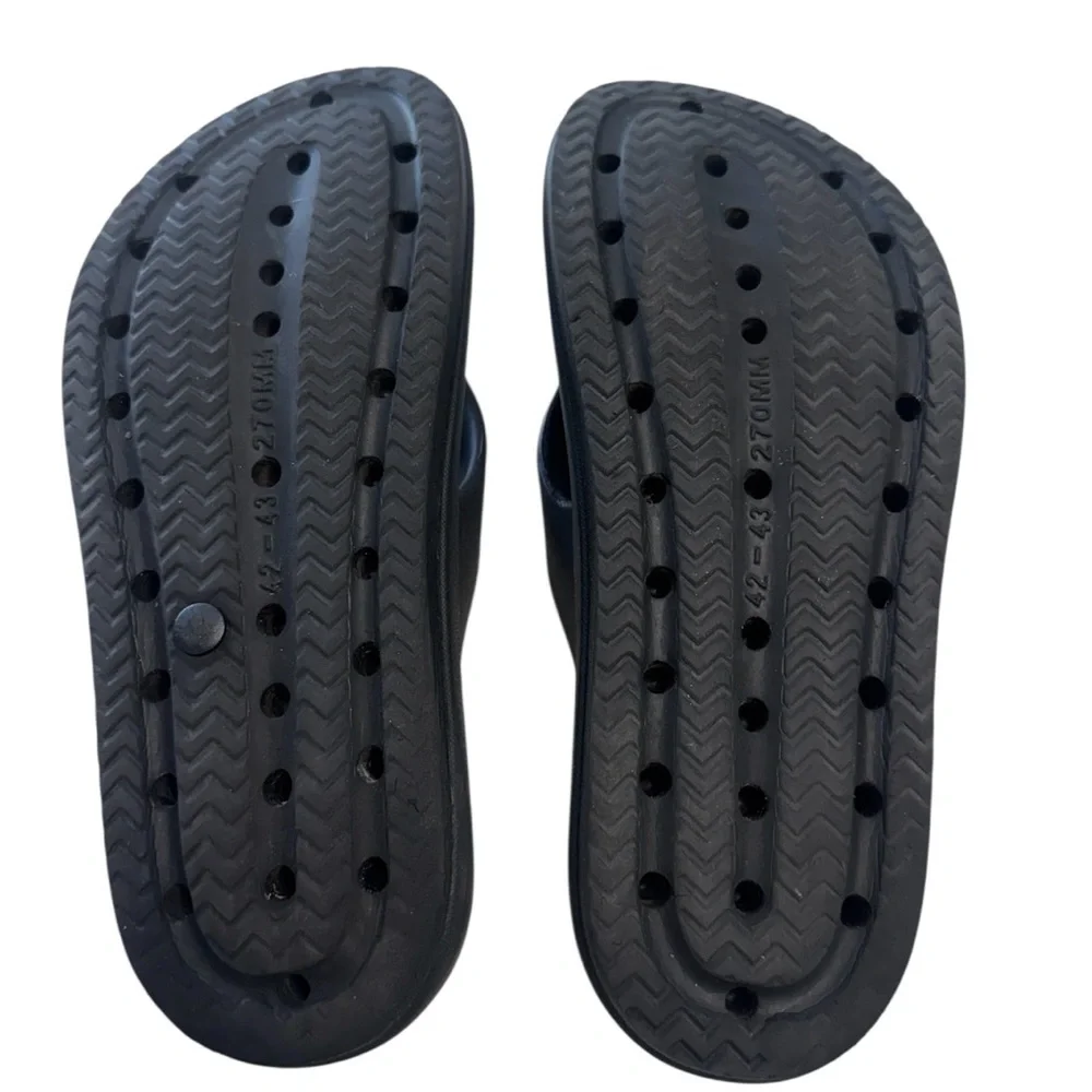Women’s  Black Flip Flops Size 9